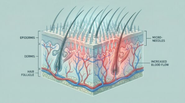 Science behind derma rolling for hair loss