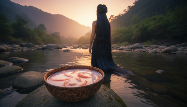 Rice water for hair growth Yao women secret recipe