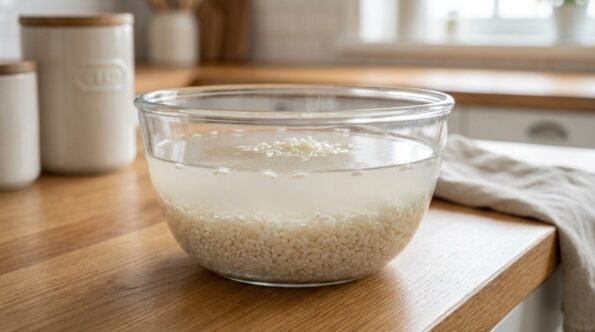 Soaking rice for Ricezempic weight loss recipe