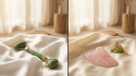 Gua Sha vs Jade Roller face sculpting tools comparison