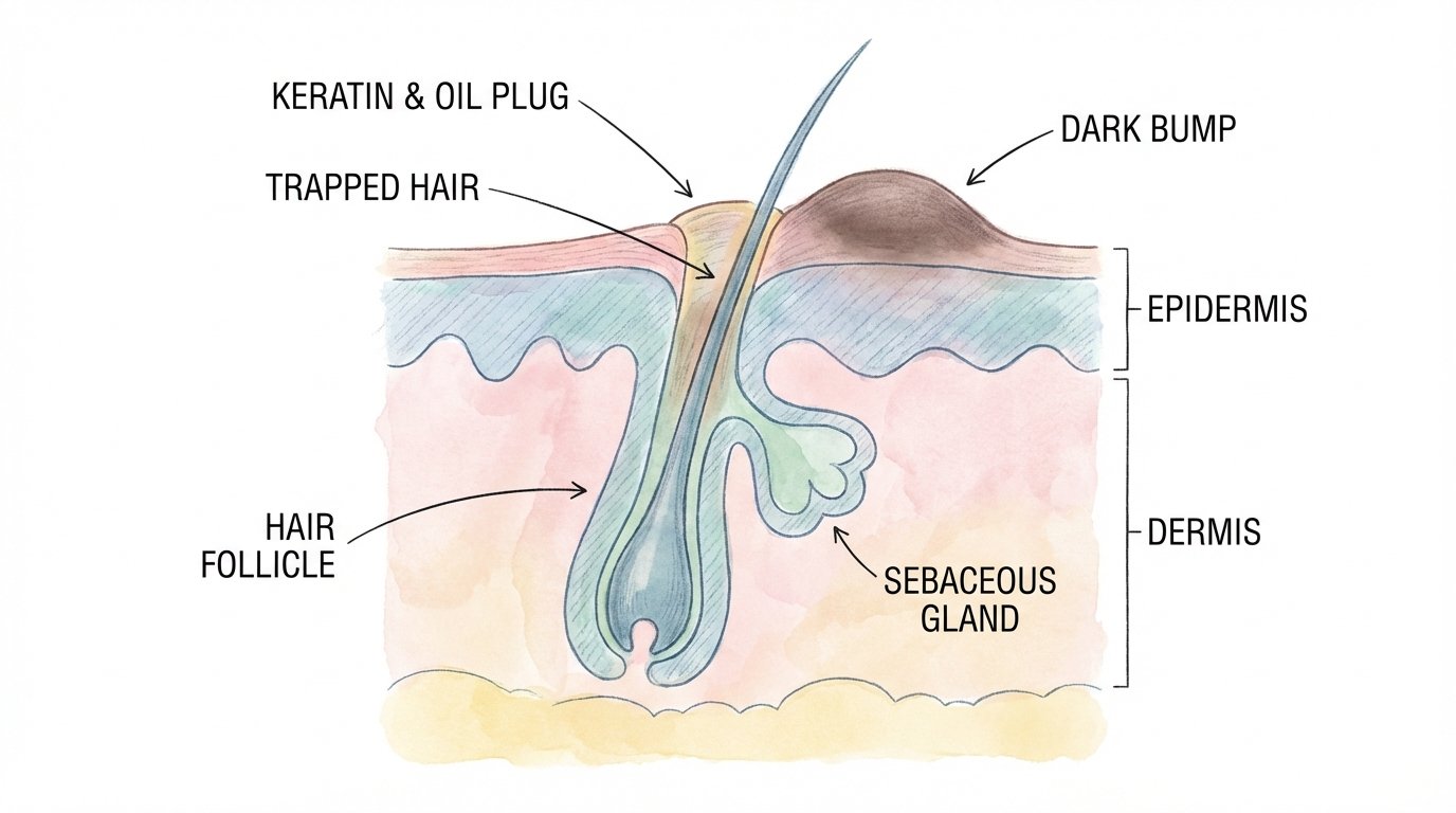 Science of keratosis pilaris and strawberry legs