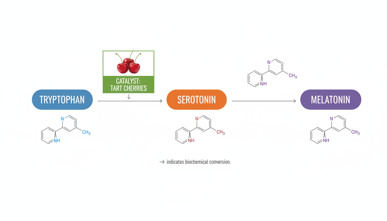 How tart cherry juice increases natural melatonin production