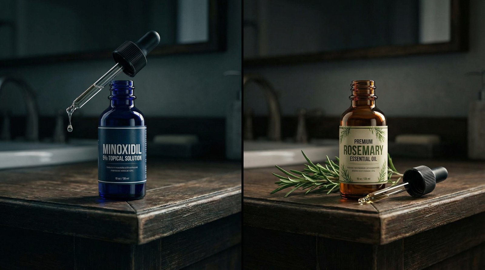 Minoxidil vs Rosemary oil comparison for beard and hair growth