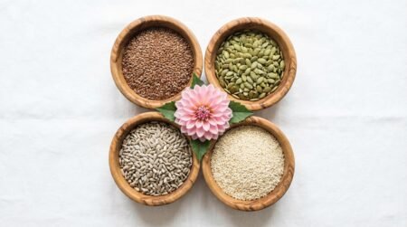 Seed cycling for hormone balance ingredients