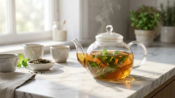 Spearmint tea for hormonal acne and pcos