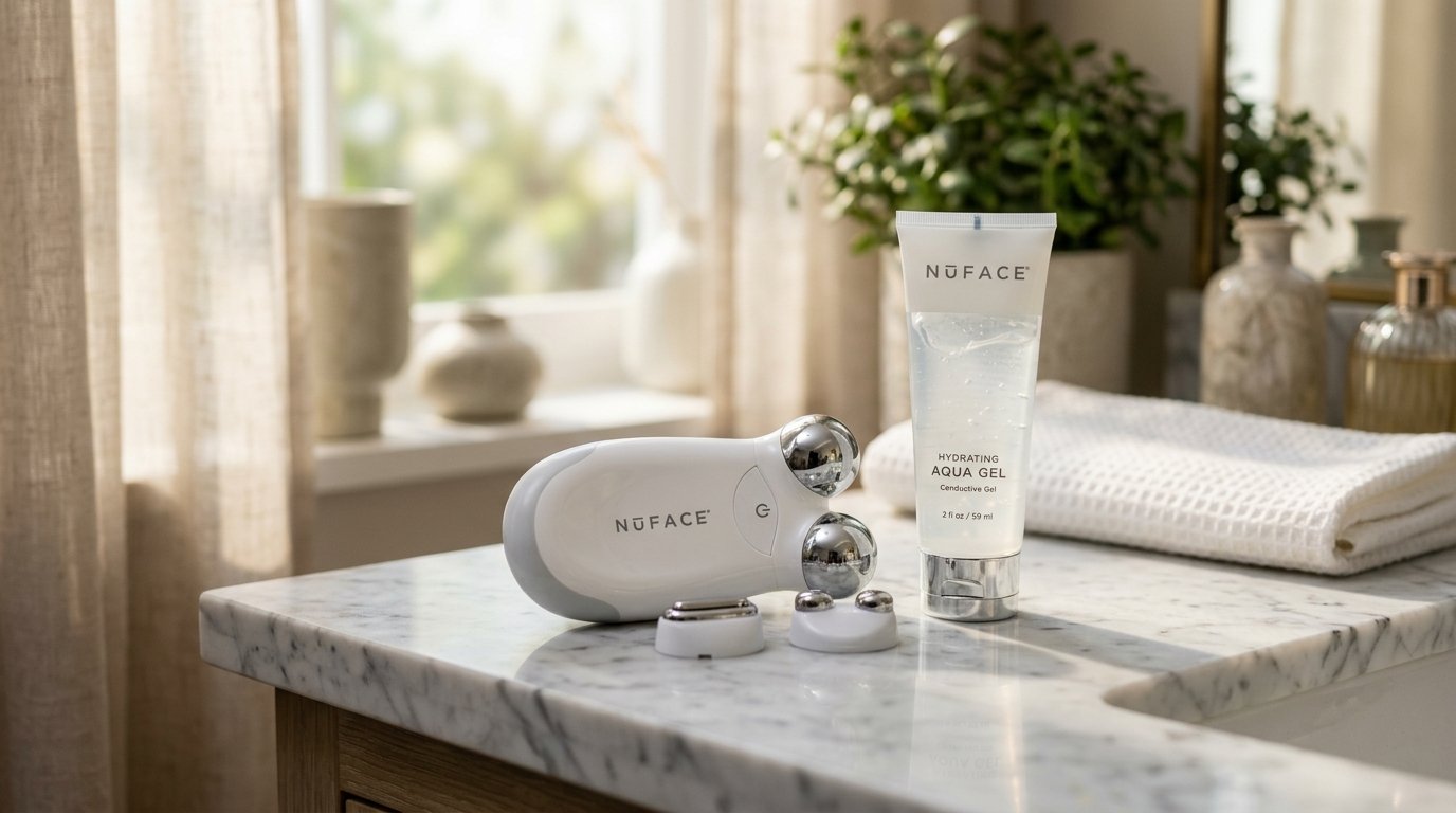 Microcurrent facial benefits and anti-aging device