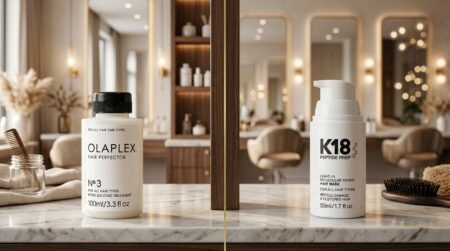 K18 vs Olaplex comparison for damaged hair repair
